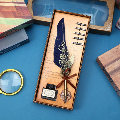 Picture of Harry Potter Inspired Quill Feather Pen Set