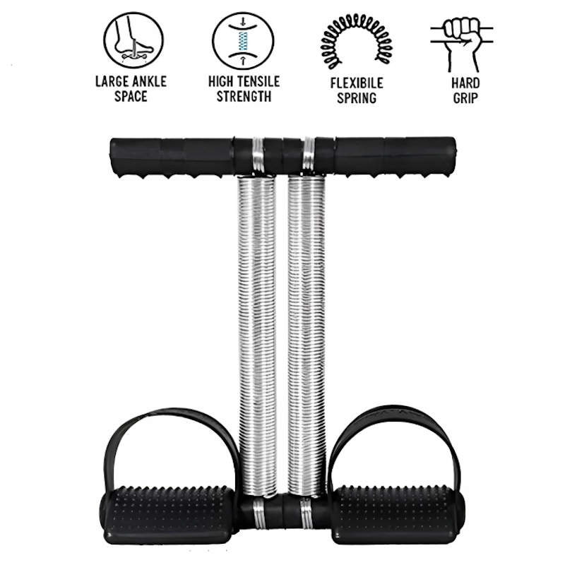 Picture of Tummy Trimmer Double Spring Tummy Trimmer / Fitness Tummy Trimmer/abs Tummy Trimmer/abs Exerciser Tummy Trimmer/Multipurpose Fitness Equipment for Men and Women (Multicolor)