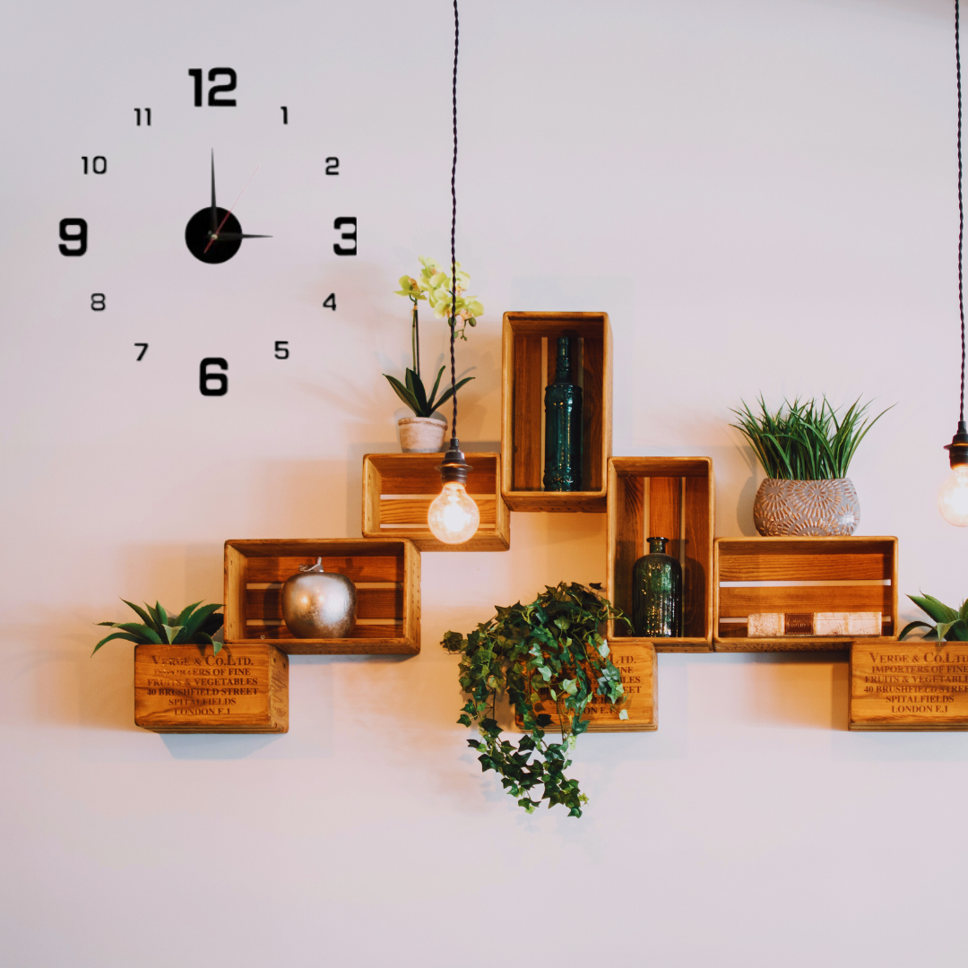 Picture of DIY Wall Clock Modern Creative 3D Mirror Wall Clock Large Mute Wall Stickers for Living Room Bedroom Home Decorations by Doob Cart