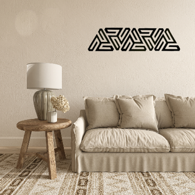 Picture of 10 Pcs  14cm Luxury Décor Cut Abstract Triangle Wall Décor Triangle For Home Decorations - Wall Decoration Wall Décor - Interior Design - Wall sticker by Doob Cart Black