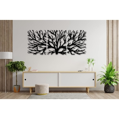 Picture of Luxury Decor Tree of Life Wall Decor 10 Laser Cut  wall hanging   Wall Art for Home and Wall Decor by Doob Cart Black