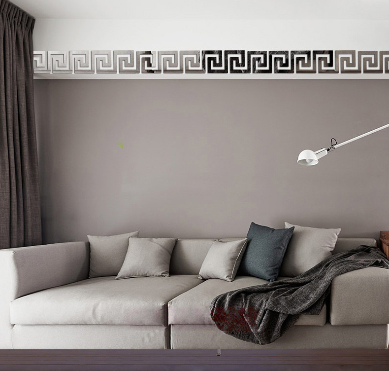 Picture of 10pcs 10x10CM  3D Mirror  Acrylic Sticker Modern Wall Decoration House Living Room Background Wall Stickers Decors interior design by Doob Cart