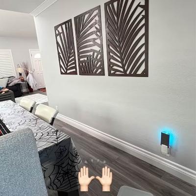 Picture of Leaf Wall Hanging | Large Plant Wall Decor | Nature Wall Art | Wooden Leaf Art | Tropical Leaf | Above Bed Wall Art | Over the Couch size ( 90 cm * 30 cm ) by Doob Cart Black