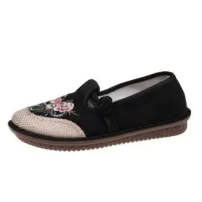 Picture of Fashion New Flat Non-slip Women's Shoes Casual Sports All Match Flying Woven Comfortable And Cool In Summer - Peda
