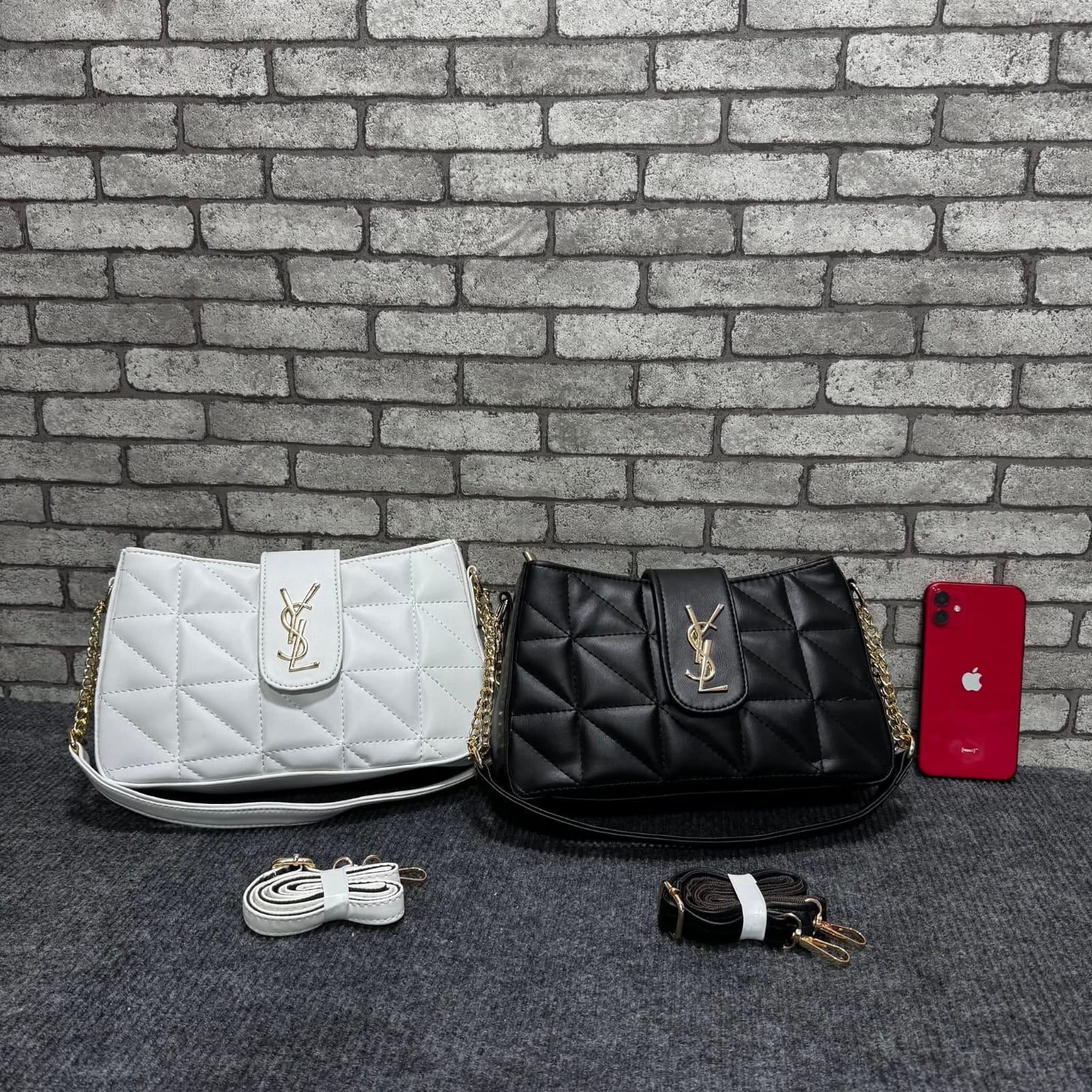 Picture of New Fashionable Trendy Geometric Chain PU Leather Waterproof  Women's Daily Versatile Single Strap Shoulder/Crossbody