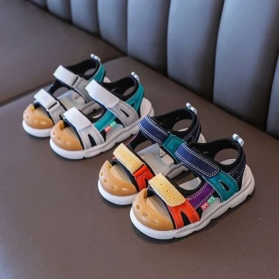 Picture of New Baby Sandals for Summer  Boys and Girls  Fashion slippers  Lining Suitable for Toddlers on the Beach Use Baby slippers