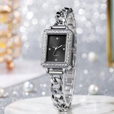 Picture of Square Niche Fashion Watch Ladies Middle Ancient Fashion Temperament Bracelet Watch Square Quartz Bracelet