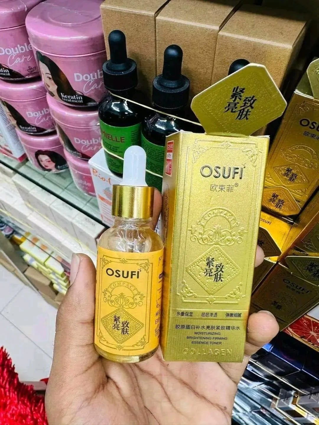 Picture of OSUFI Collagen Face Serum Anti Aging Moisturizing Brightening Badsha Serum - Mini OSUFI King Serum 40ml
