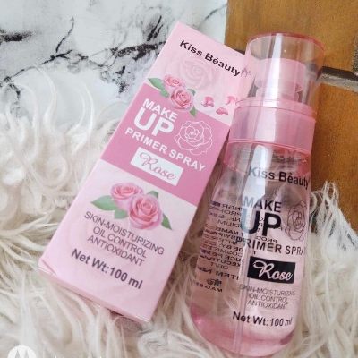 Picture of Kiss Beauty Rose Make Up Primer Spray Skin Moisturizing And Oil Control -100ml