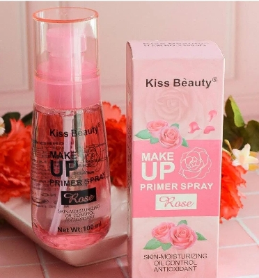 Picture of Kiss Beauty Rose Make Up Primer Spray Skin Moisturizing And Oil Control -100ml