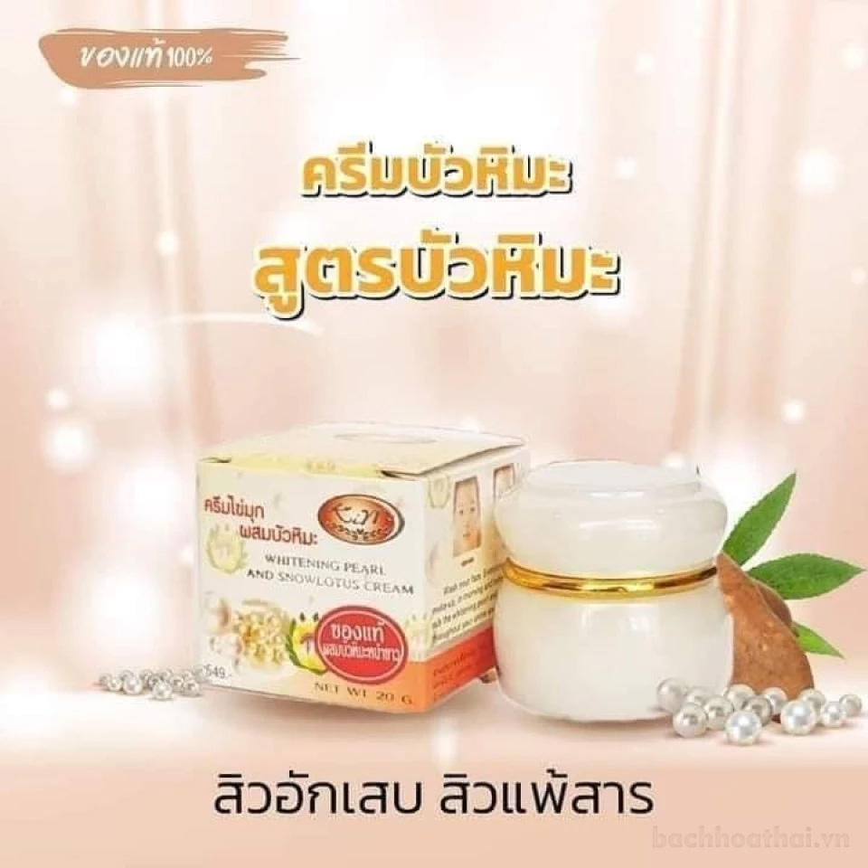 Picture of Kim Whitening Pearl And Snow Lotus Cream White 20g