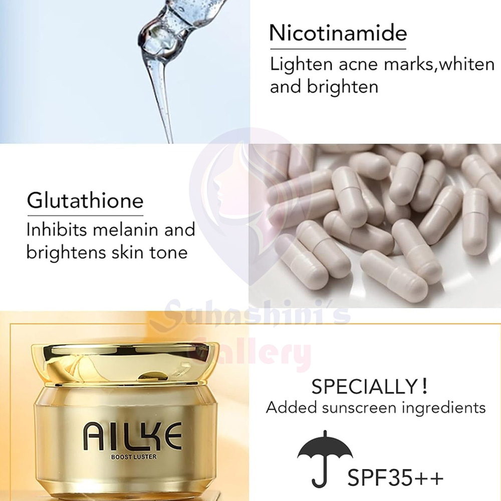 Picture of Ailke Boost Luster Glutathion and Nicotinamide Whitening Cream – 25g