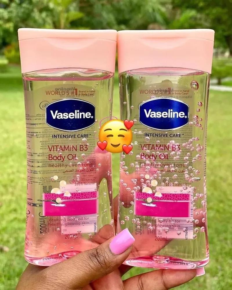 Picture of Vaseline Intensive Care Vitamin B3 Body Oil–200ml,1pcs