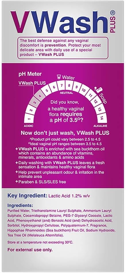 Picture of VWash Plus Expert Intimate Hygiene For Women - 100 ml