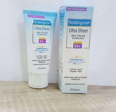 Picture of Neutrogena Ultra Sheer Dry-Touch Sunblock SPF 65+ | Sunscreen Cream 1 pcs