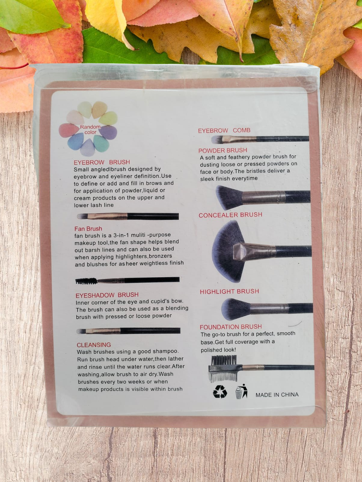 Picture of Complete Makeup Brush Set With Puff,,1pcs