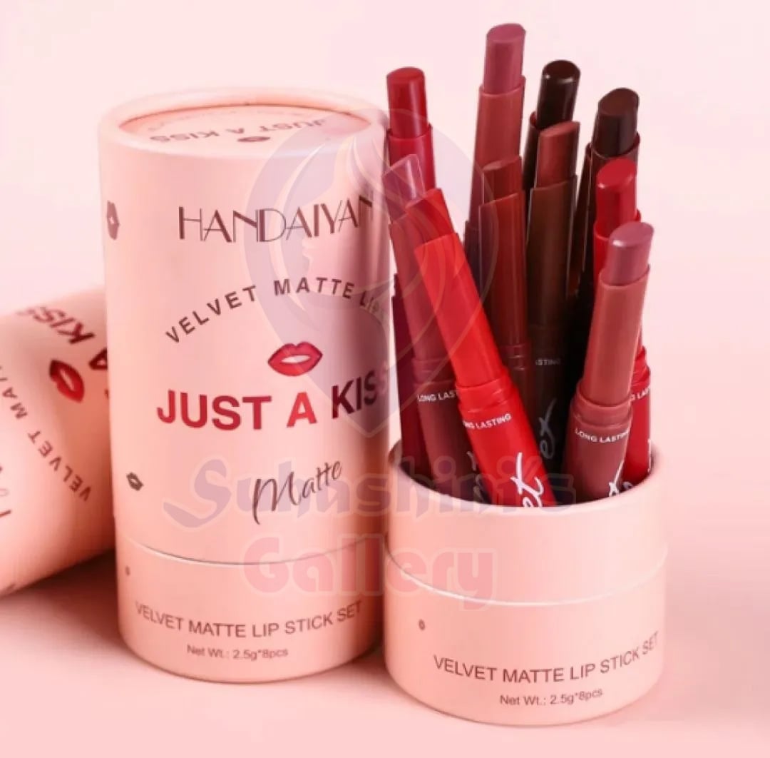 Picture of Handaiyan Just A Kiss Velvet Matte Lipstick Set- 8 Pcs Box