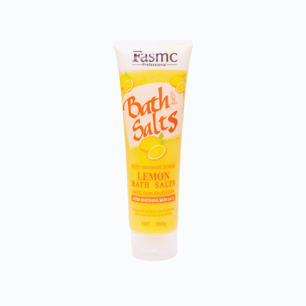 Picture of Fasmc Professional Lemon Bath Salts Body Massage Scrub and DRMEINAIER Egg Protein Soothing Gel 2 pcs