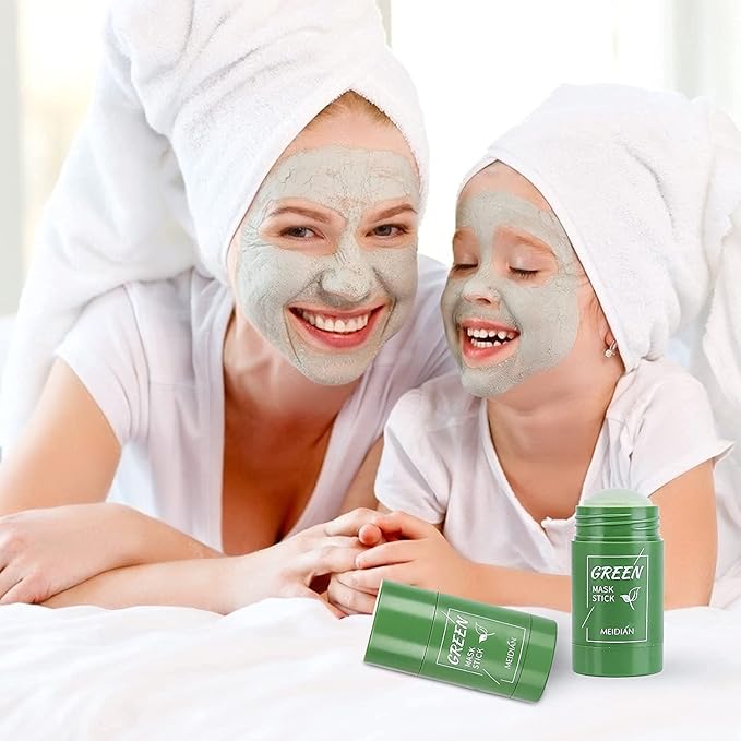 Picture of Green Tea Mask Stick, Green Mask Stick Blackhead Remover and Deep Cleansing Oil Control and Anti-Acne Solid and Fine, Suitable for All Skin Types (Green Tea) 1pcs