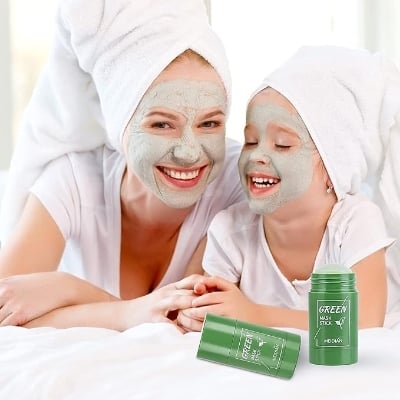 Picture of Green Tea Mask Stick, Green Mask Stick Blackhead Remover and Deep Cleansing Oil Control and Anti-Acne Solid and Fine, Suitable for All Skin Types (Green Tea) 1pcs