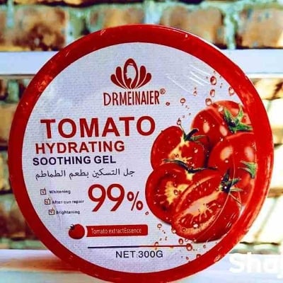 Picture of FASMC Rose Bath Salts Body Massage Scrub and Tomato Hydrating Soothing Gel 2 pcs
