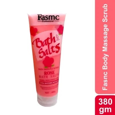 Picture of FASMC Rose Bath Salts Body Massage Scrub and Tomato Hydrating Soothing Gel 2 pcs