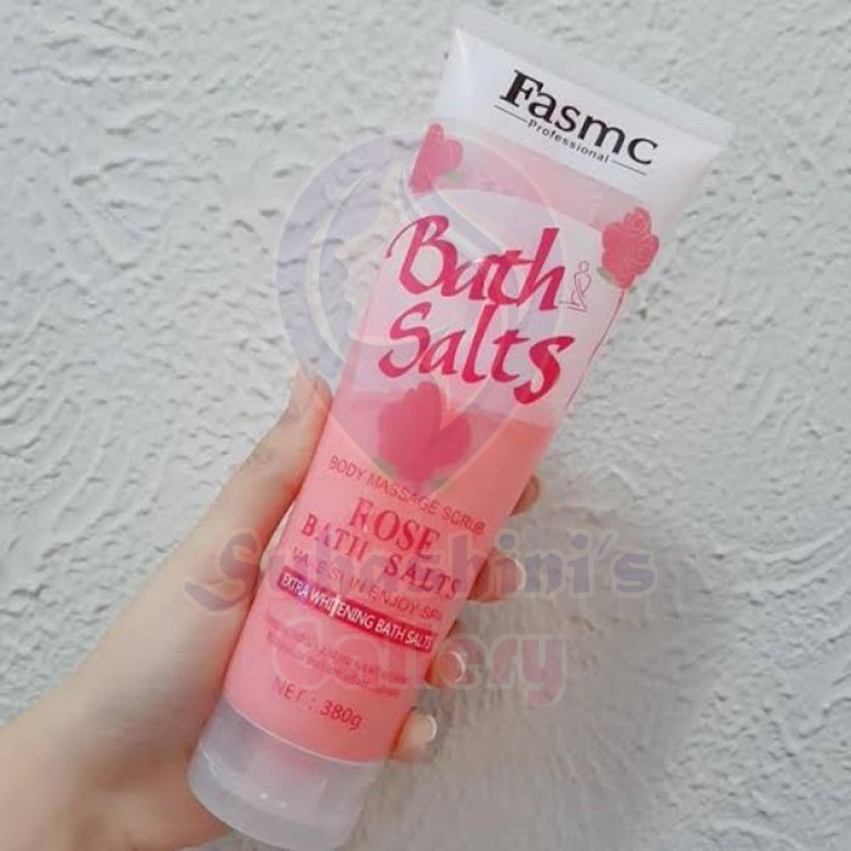 Picture of FASMC Rose Bath Salts Body Massage Scrub - 380g