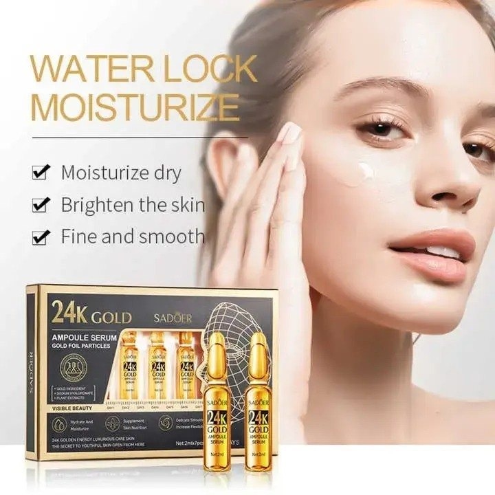 Picture of New SADOER 24K Gold Ampoule Serum Moisturizer (2ml x 7 pcs)1pacekt