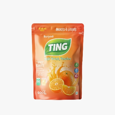 Picture of Buniyadi TING Soft Drink Powder, Orange- 500gm