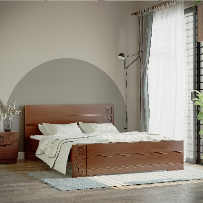 Picture of Regal Roma Wooden Bed BDH-363-3-1-20 (DOUBLE)