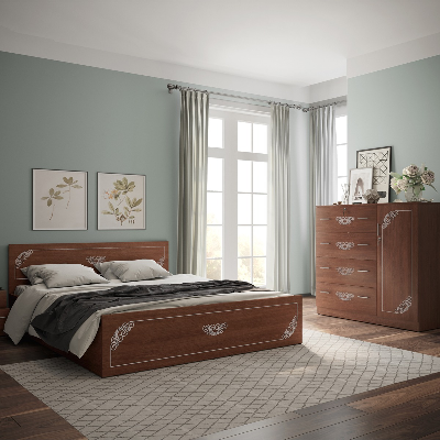 Picture of REGAL Charly Laminated Board Wardrobe CHARLY-WDH-143-1-1-20