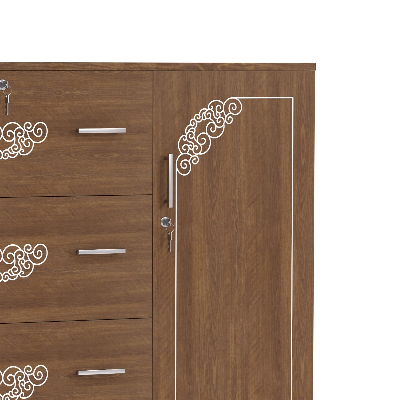 Picture of REGAL Charly Laminated Board Wardrobe CHARLY-WDH-143-1-1-20