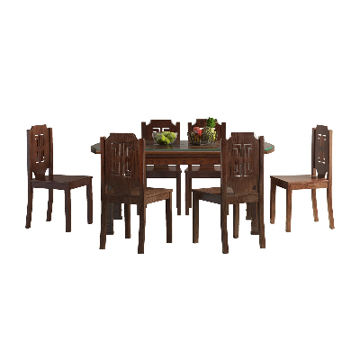 Picture of REGAL Wooden Dining Table Antique ANGELINA-TDH-305-4-1-20