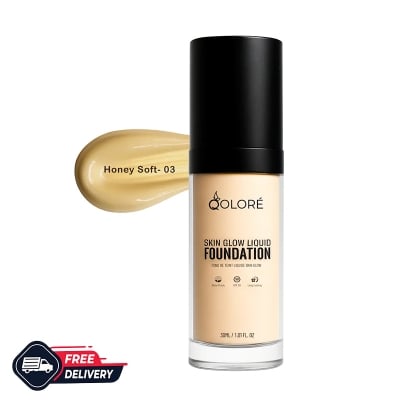 Picture of Qolore Skin Glow Liquid Foundation Honey Soft-03 30ml