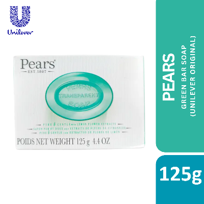 Picture of PEARS GREEN BAR US 125G