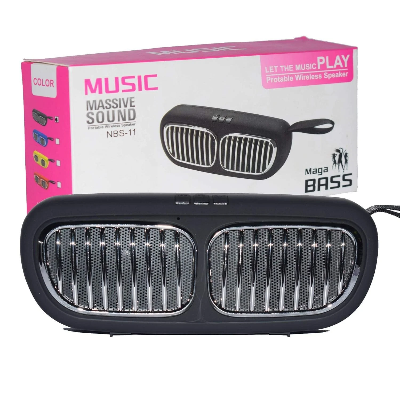 Picture of Portable Wireless Nbs-11 Bluetooth Speaker High Bass and Clear Sound Pendrive Support/Micro SD Card Slot with Built-in Microphone