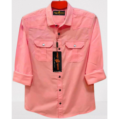 Picture of Double Pocket  shirt for men( Pink)