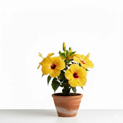 Picture of হলুদ জবা ফুলের চারা - Yellow Hibiscus Plant - অনলাইনে কিনুন