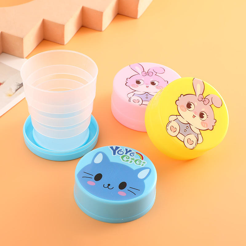 Picture of Portable Folding Cup Water Straw Foldable Travel Collapsible Cup(Multicolor)