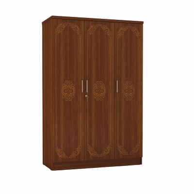 Picture of Modern CNC Design Cupboard Clothes Storage Organizer 4 Door/ 3 Door/ 2 Door/ 1 Door Almirah, Cupboard Closet, Hanging Space with Cloths Storage Shelves & 1 Inner Drawer with Security Lock Almari, Suitable for your Living Room  Home Decor Furniture,