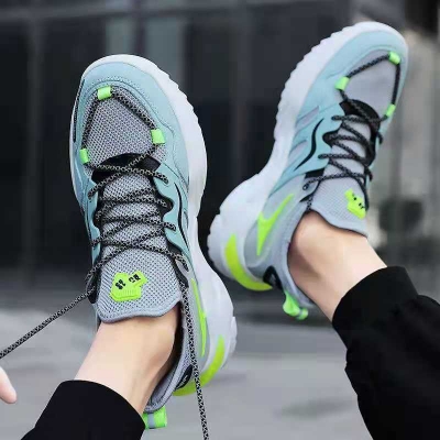 Picture of New Fashion Men's shoes Trendy Sneaker Waterproof Shoes for men fashion Shoes - Sneakers For Men - Blue Gray