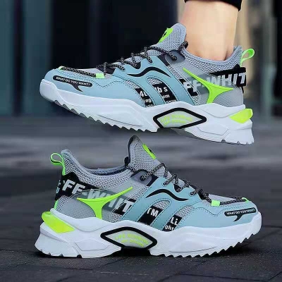 Picture of New Fashion Men's shoes Trendy Sneaker Waterproof Shoes for men fashion Shoes - Sneakers For Men - Blue Gray
