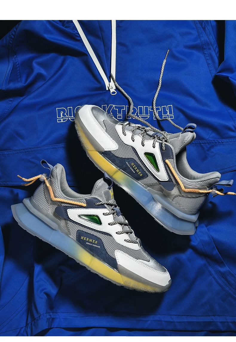 Picture of Men's Shoes 2024 Trendy Summer sneaker Breathable Sports Sneakers for men Casual All-match shoes for men - Light Ash