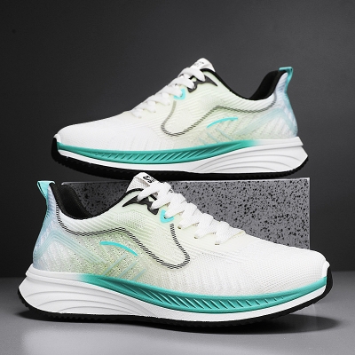 Picture of Shoes for men new breathable thin comfortable sneaker mesh outdoor leisure mesh sneakers for men White - White