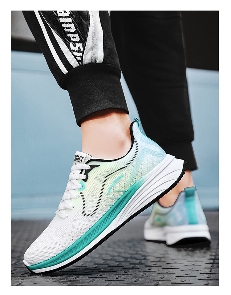 Picture of Shoes for men new breathable thin comfortable sneaker mesh outdoor leisure mesh sneakers for men White - White