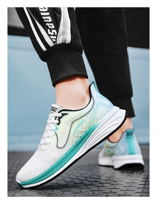 Picture of Shoes for men new breathable thin comfortable sneaker mesh outdoor leisure mesh sneakers for men White - White