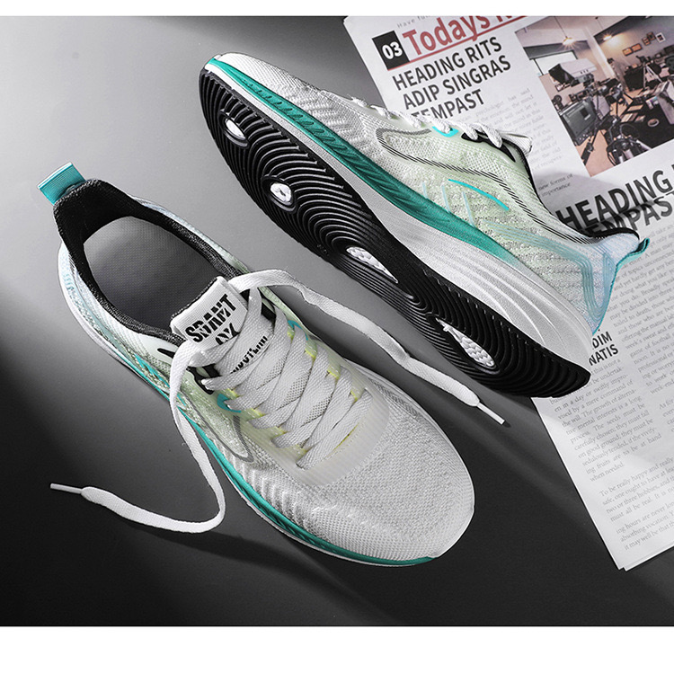 Picture of Shoes for men new breathable thin comfortable sneaker mesh outdoor leisure mesh sneakers for men White - White