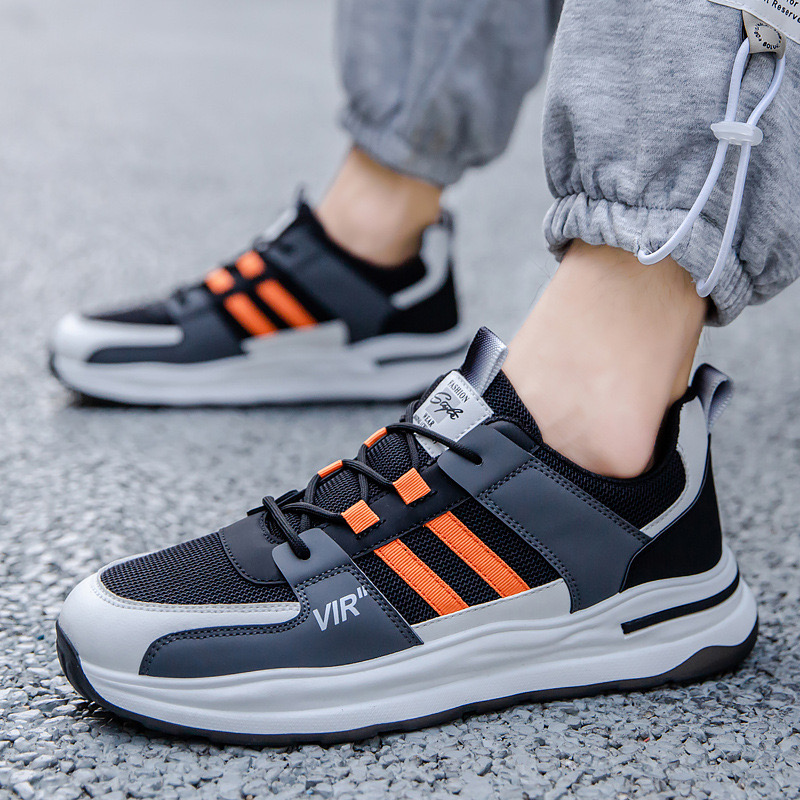 Picture of Flix Footwear shoes for men summer breathable shoes mesh casual running sneakers for men - Black