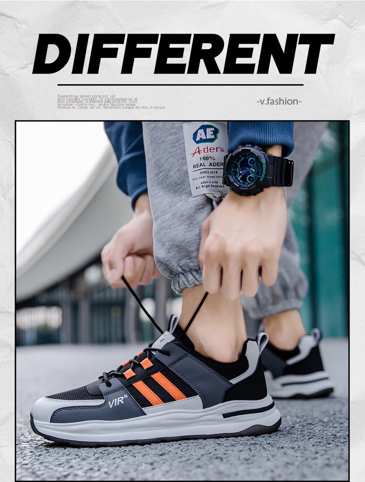 Picture of Flix Footwear shoes for men summer breathable shoes mesh casual running sneakers for men - Black