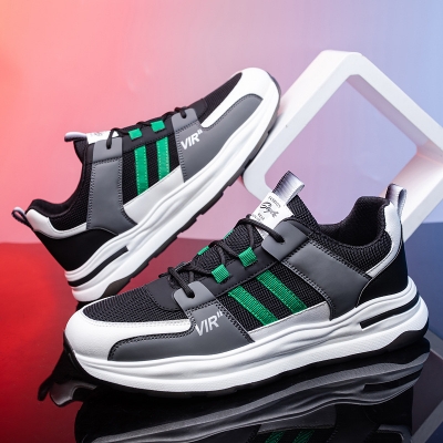 Picture of Flix Footwear shoes for men outdoor fashionable breathable mesh shoes low-cut slip-ons casual sneakers for men - Black